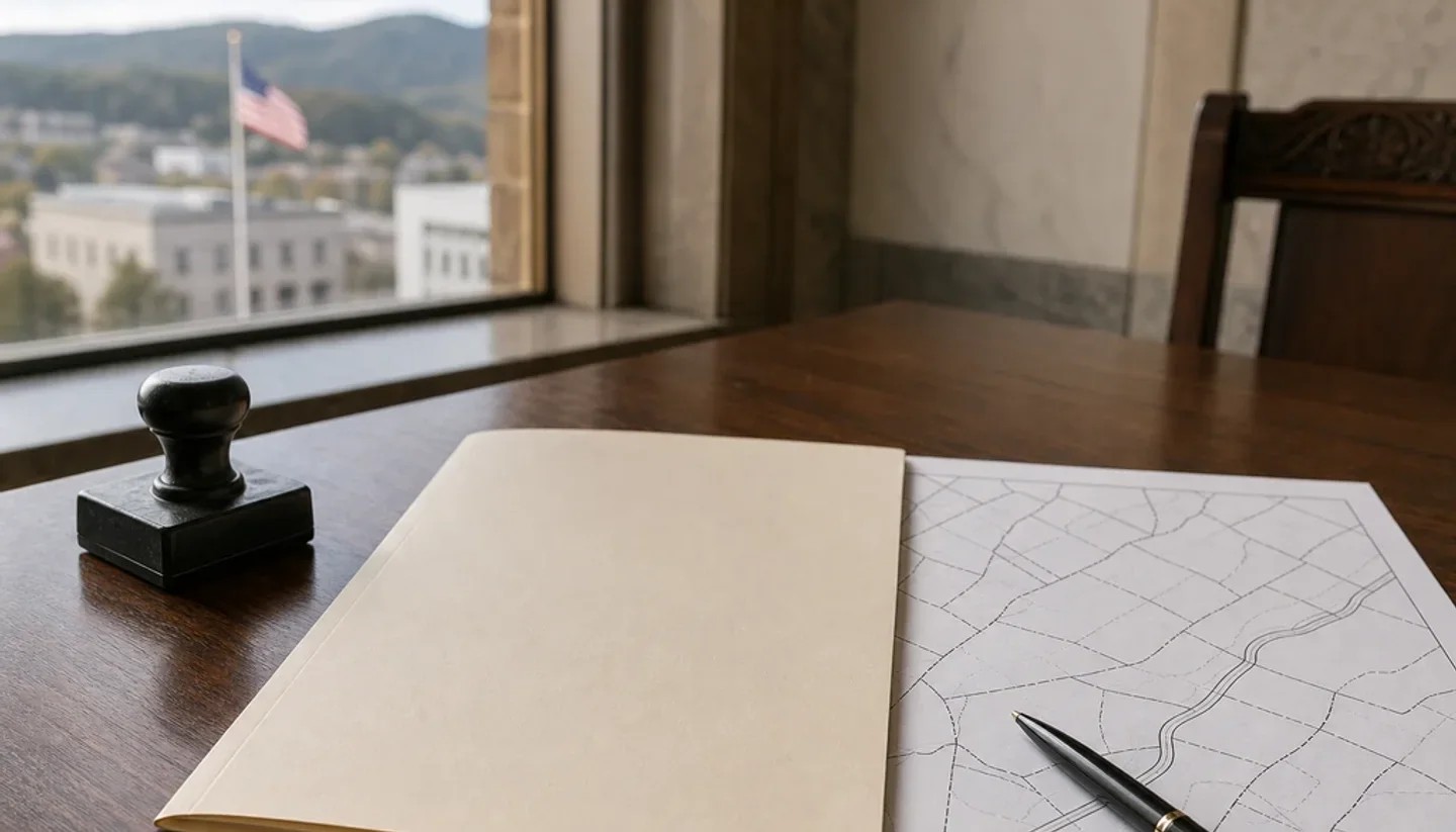 Deed and legal paperwork for a Texas land transaction