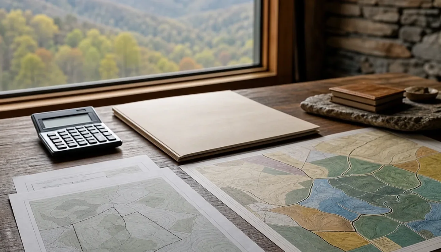 Landowner reviewing a developer purchase proposal