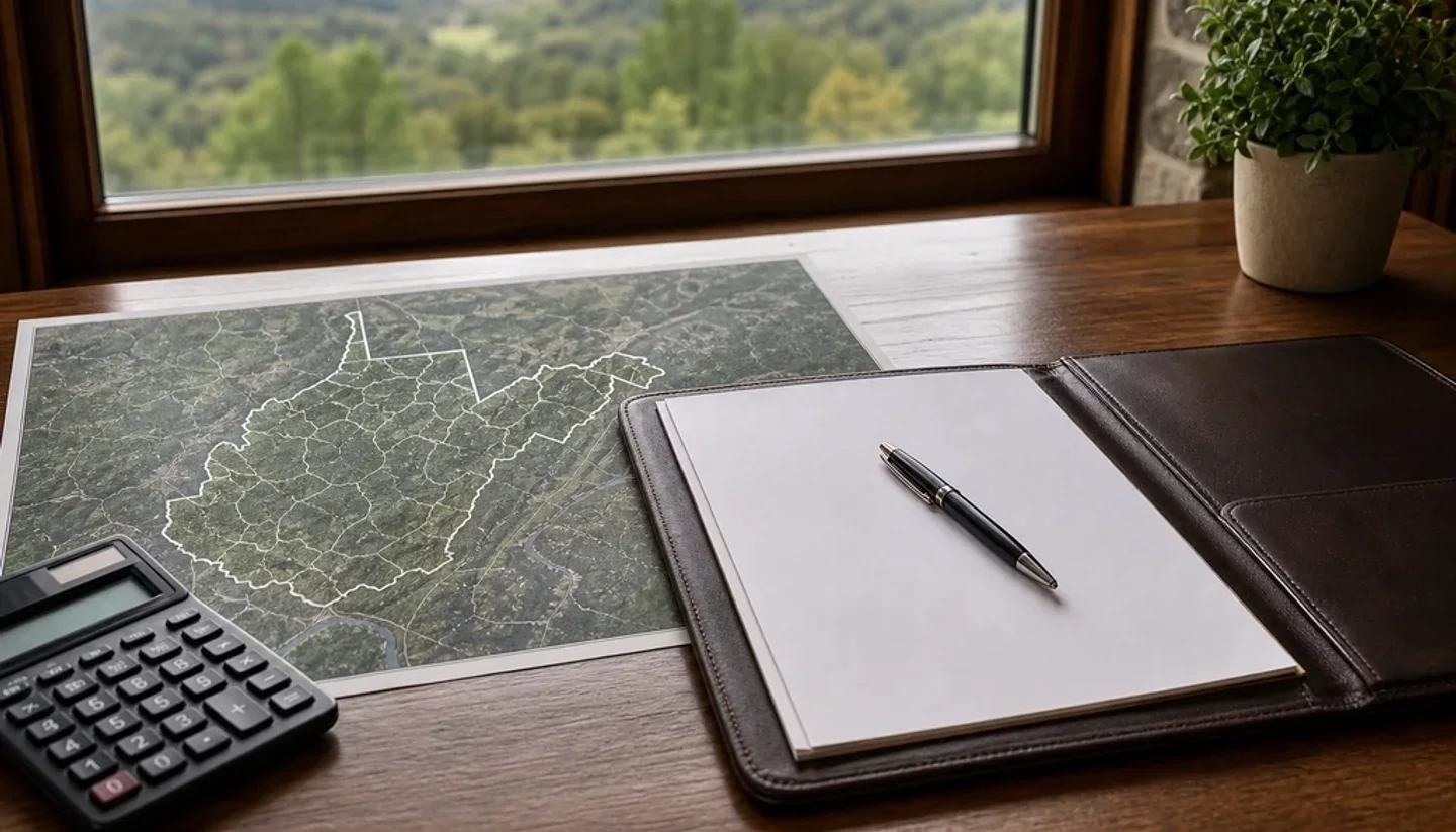 Calculator and closing documents for a Texas land sale