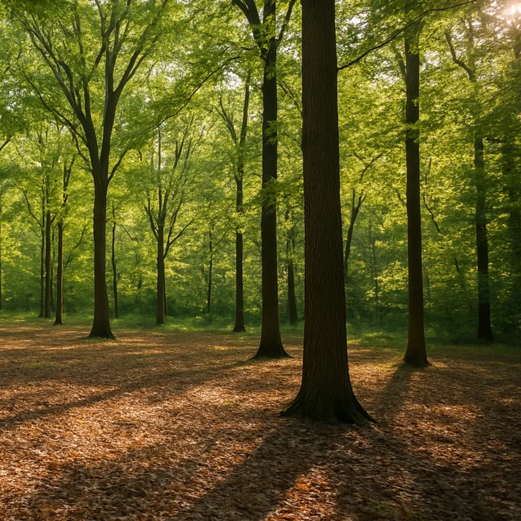 Wooded parcel in Conroe